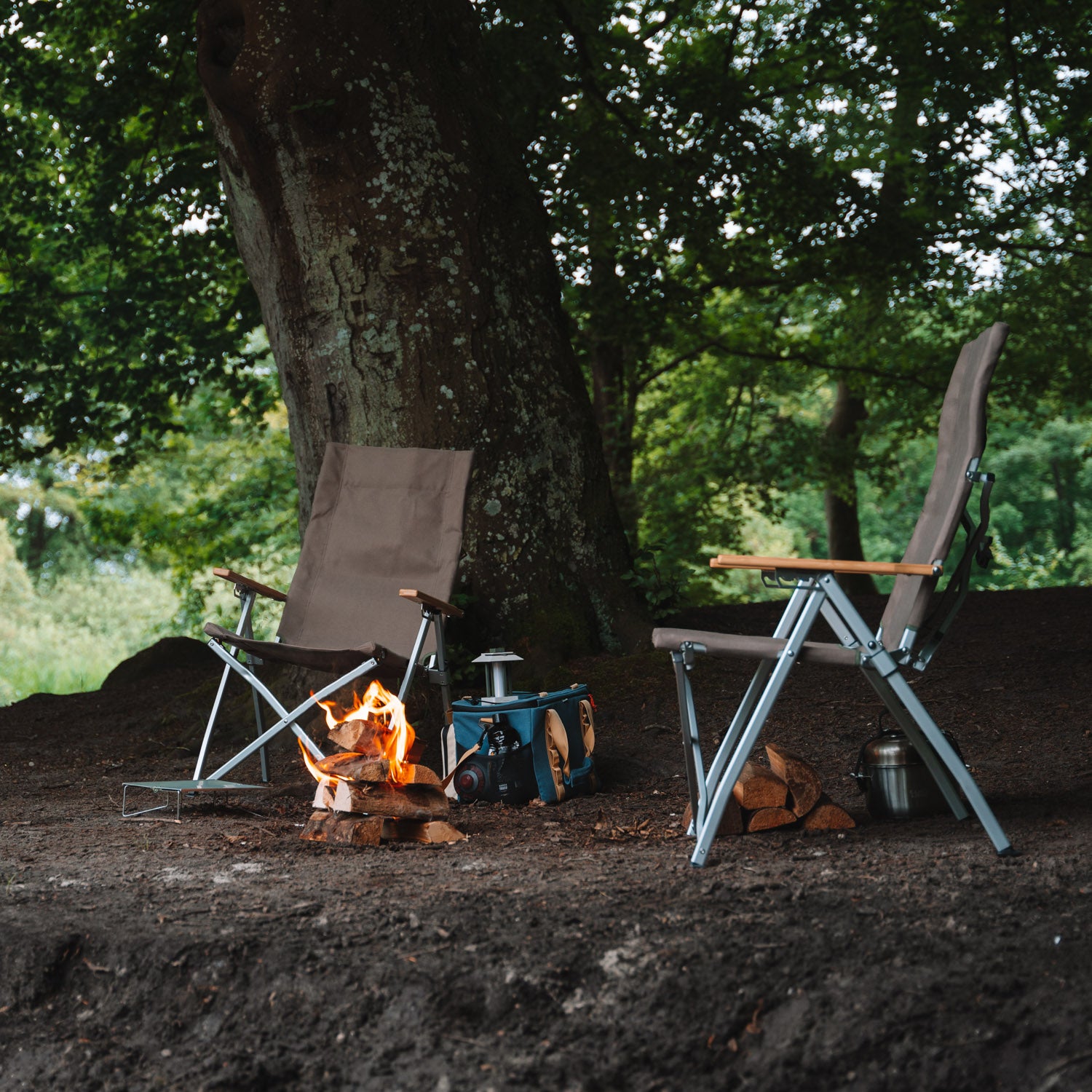 Campingstuhl AMA relax mit verstellbarer Rückenlehne – Campo Libre