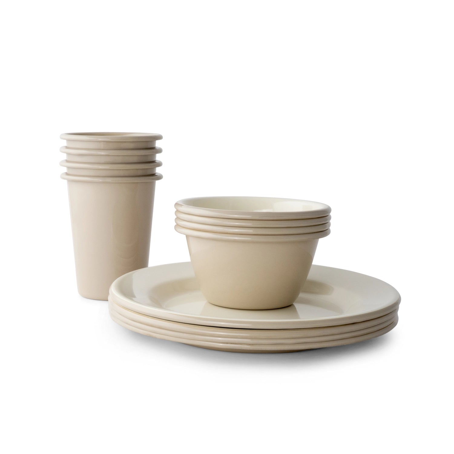 LUVA Emaillegeschirr-Set mit Becher – Campo Libre