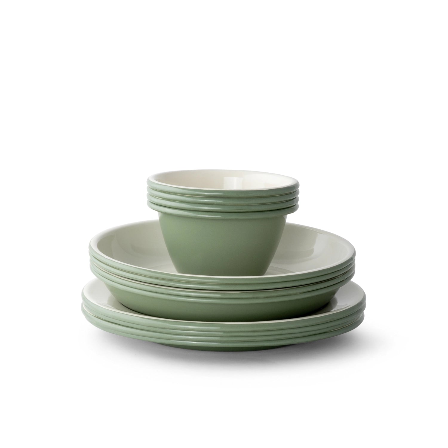 LUVA Emaillegeschirr-Set mit Pastateller