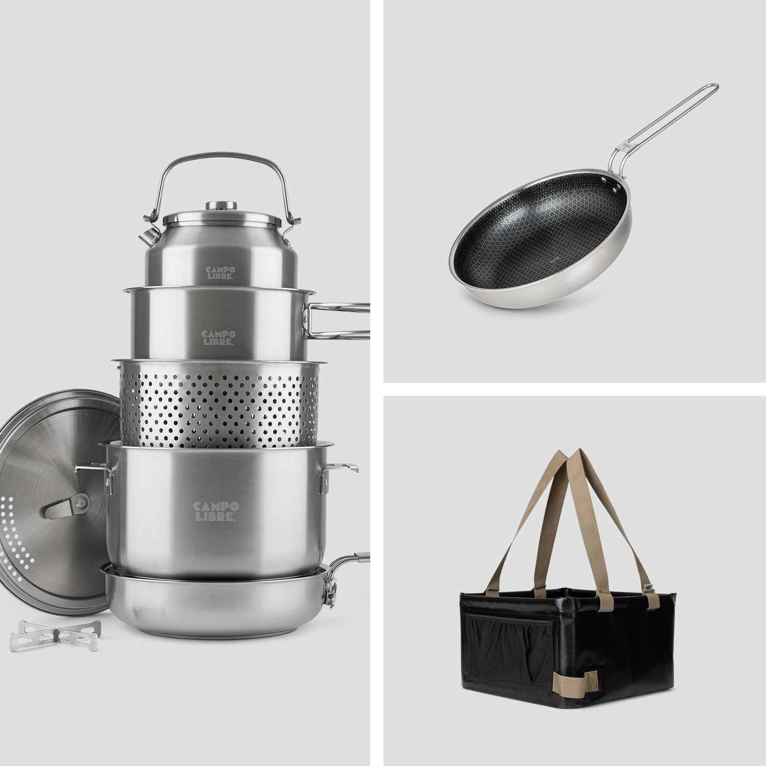 ENZO XL Campingkoch-Set