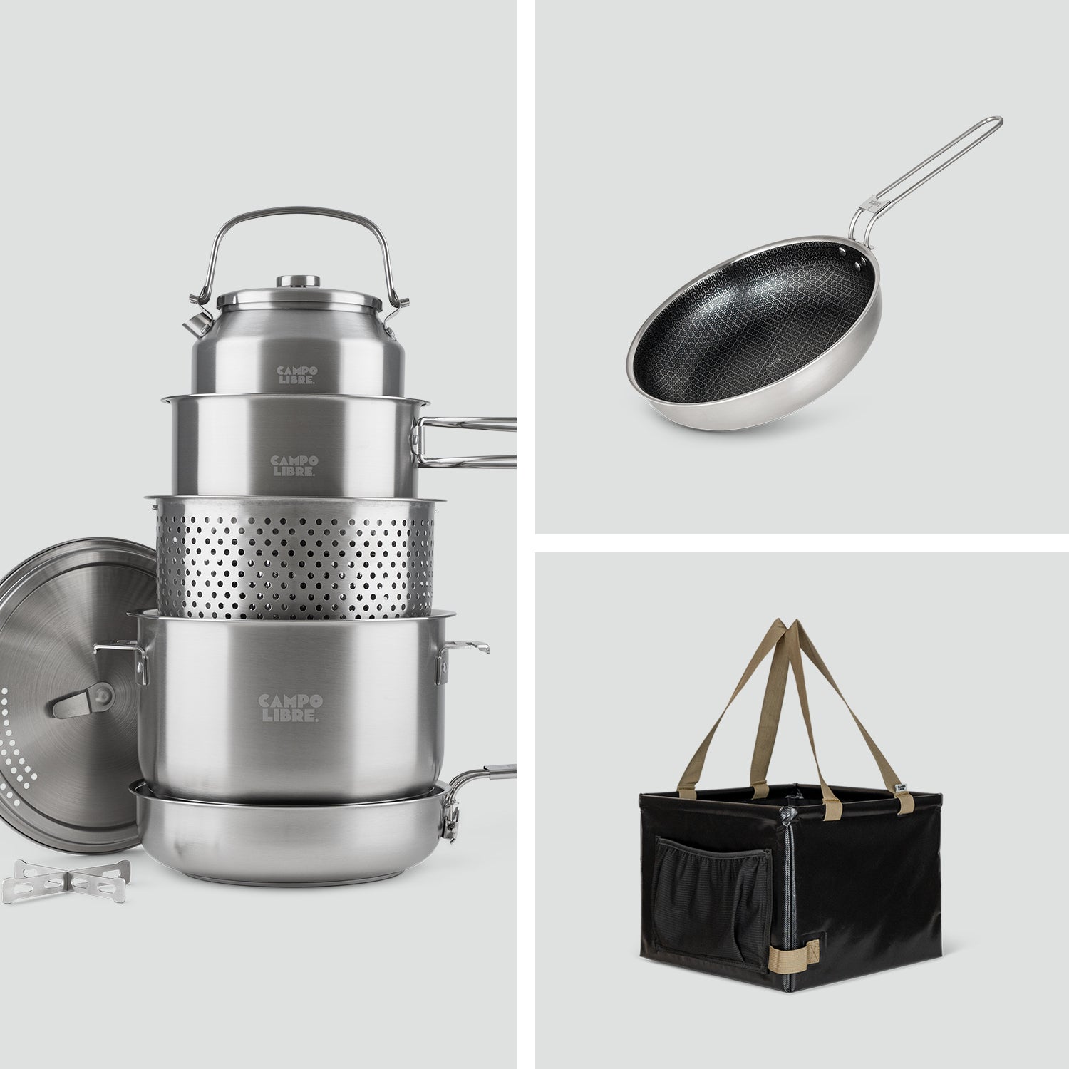 ENZO XL Campingkoch-Set