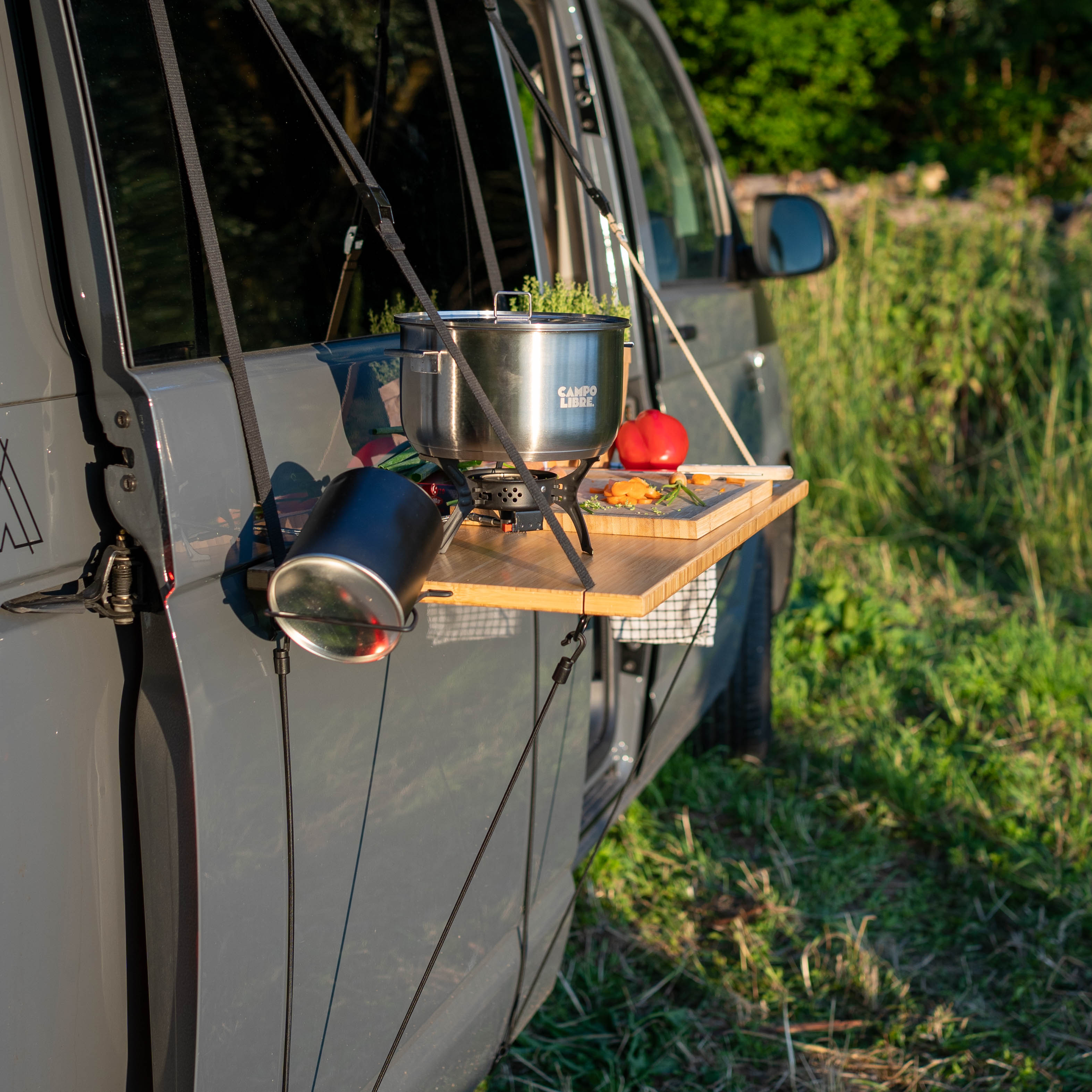 campingtisch einhängen Campo Libre Camper Hänge-Tisch FRED